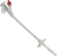 Tri-Funnel Replacement Gastrostomy Feeding Tube 18 fr Insertion Length