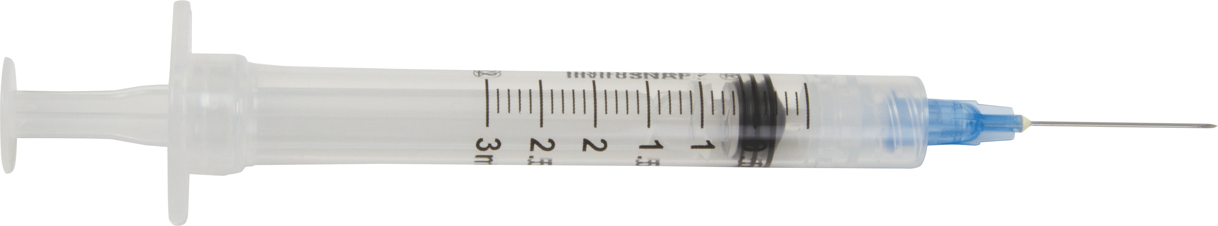 "Sol-Care Luer Lock Safety Syringe with Exchangeable Needle 23G x 1"", 3 mL (100 count)"