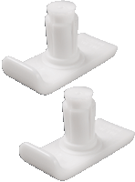 "Universal Walker Ski Glides, Fits 7/8""-1"",Pair"