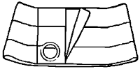 Special 9" Support Belt,2 3/8" Opn Placed 2" From Bottom