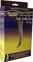 Anti-Embolism Knee High, Closed, Xxl, Reg, Beige