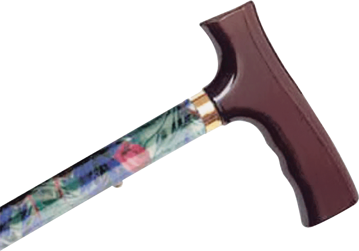 Travel Folding Cane, Summer Garden