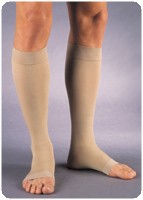 Relief Knee-High Extra-Firm Compression Stockings X-Large Full Calf, Beige