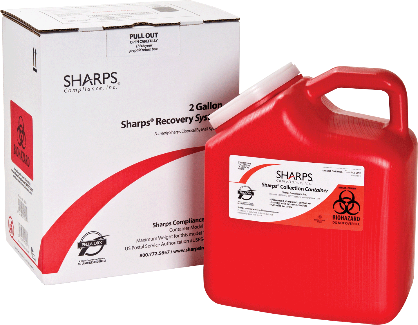 Sharps Recovery System, 2 gal