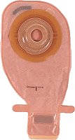 "Assura 1-Piece Drainable Pouch Cut-to-Fit Convex 3/4"" - 1-3/4"", Opaque"