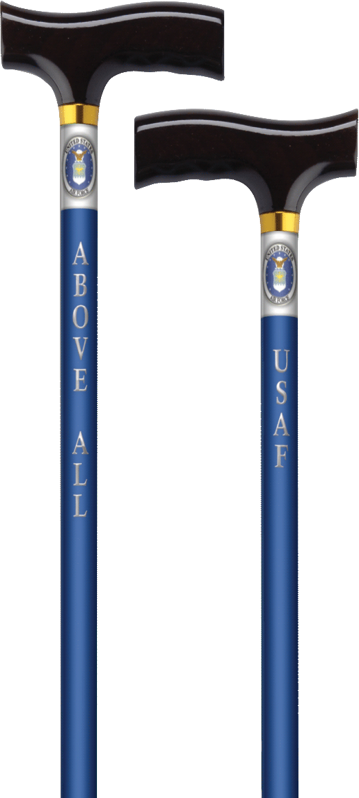 Straight Cane with Fritz Handle, US Air Force