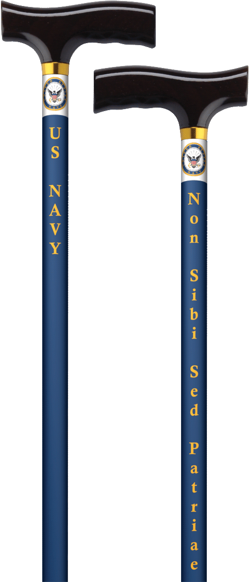 Straight Cane with Fritz Handle, US Navy