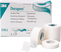 "Durapore Silk-like Cloth Surgical Tape 2"" x 1-1/2 yds."