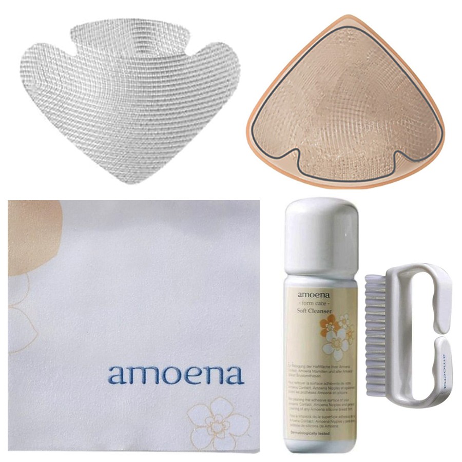 Amoena Contact Multi 2S Breast Form Pad Kit, Size 7/8, Clear Ref# 503707