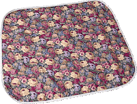 "CareFor Deluxe Designer Print Reusable Chair Pad 18"" x 18"""