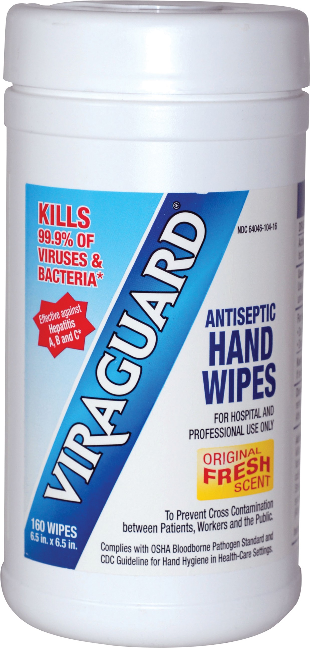 Viraguard Antiseptic Hand Wipe (160 Count)