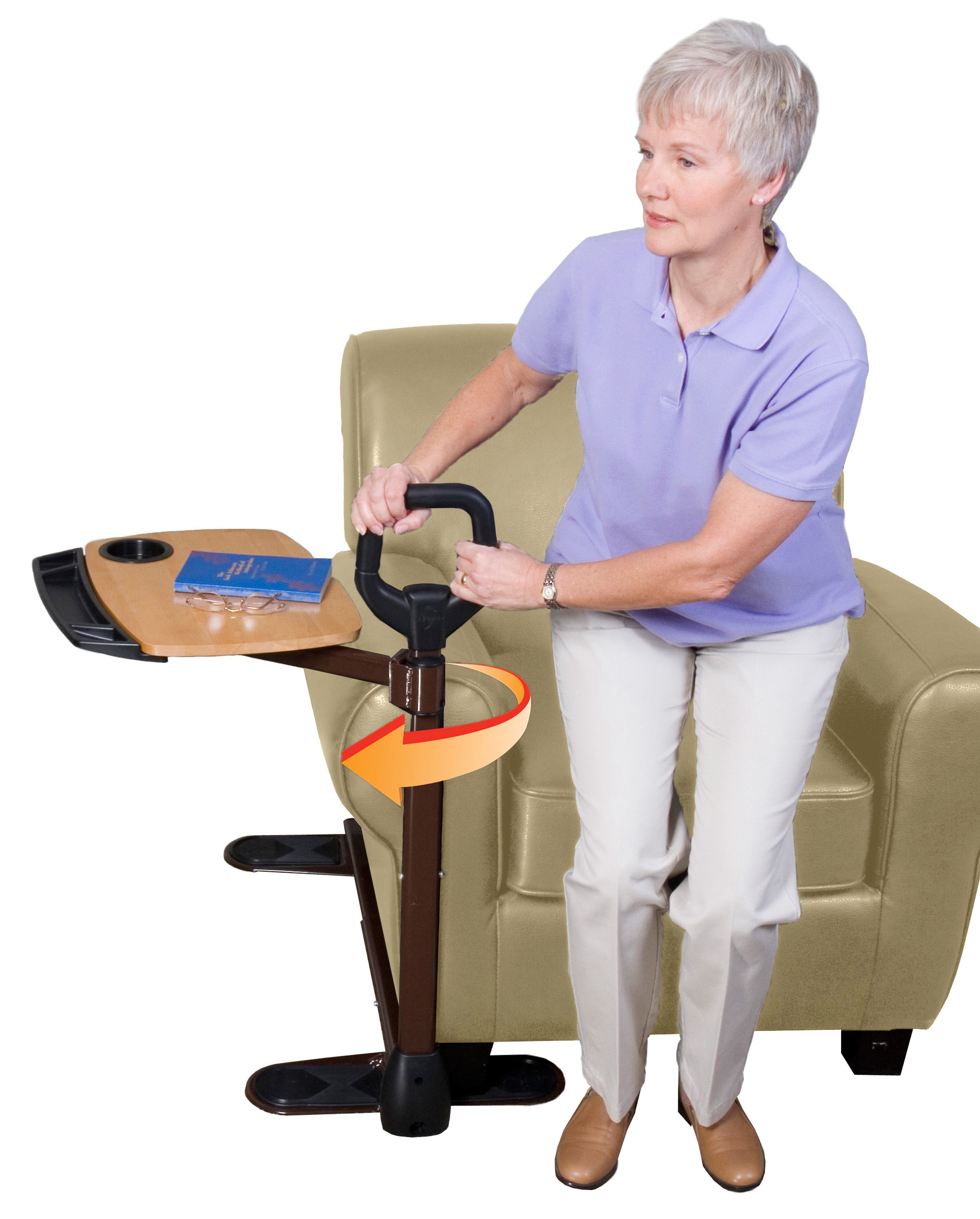 "Assist-A-Tray 16"" x 18"", 26"" - 32"" Adjustable Height"