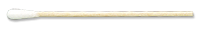 "Sterile Cotton-Tip Applicator with Rigid Wood Handle 3"""