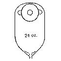 "Post-Op Urinary Pouches, 11"", 3/4"" Opening with Trim Shield"