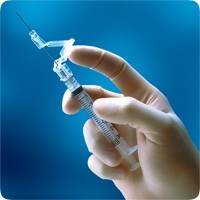 "SafetyGlide Syringe with Detachable Needle 22G x 1-1/2"", 5 mL"