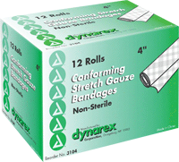 "Self-Adhering Stretch Gauze Bandage 4"", Nonsterile"
