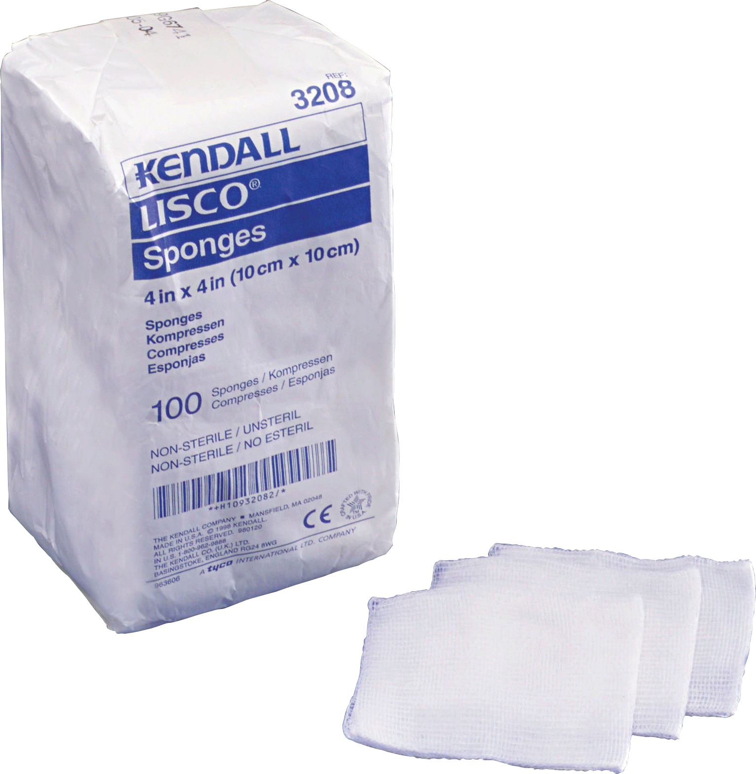 "Lisco Nonsterile Sponge 4"" x 4"""