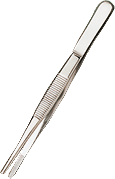 Thumb Dressing Forceps, 5"