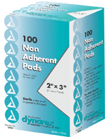 "Sterile Non-Adherent Pad 2"" x 3"""