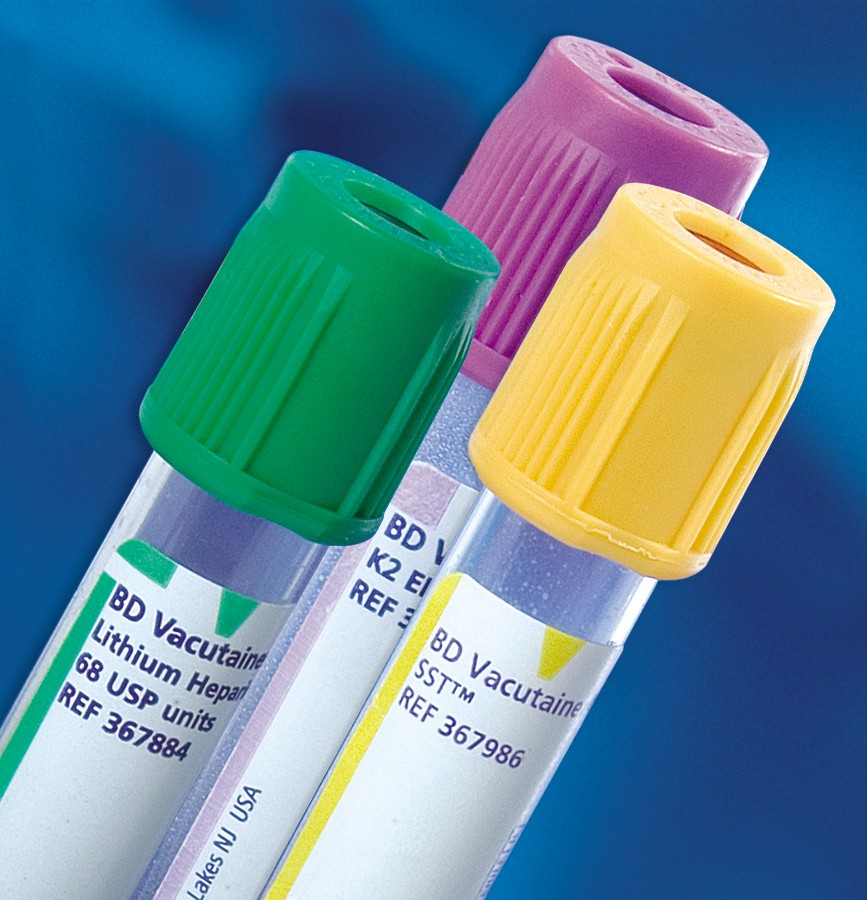Vacutainer Plastic EDTA Tube, Lavender, 10mL