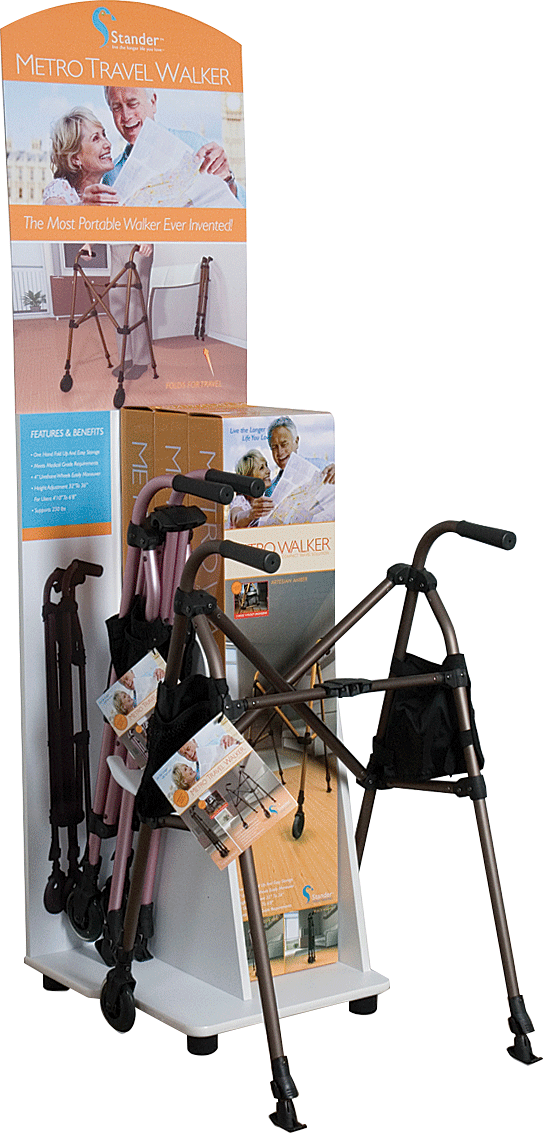 Metro Travel Walker Display