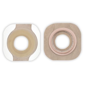 "New Image 2-Piece Precut Flat FlexWear Skin Barrier 5/8"" with Tape Border"