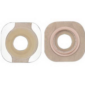 "New Image 2-Piece Precut Flat FlexWear Skin Barrier 3/4"" with Tape Border"