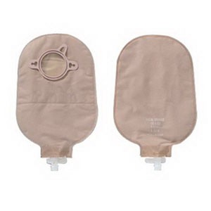 "New Image 2-Piece Urostomy Pouch 1-3/4"", Beige."