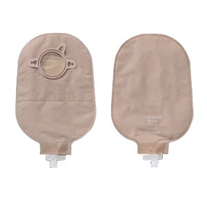"New Image 2-Piece Urostomy Pouch 2-3/4"", Ultra Clear"