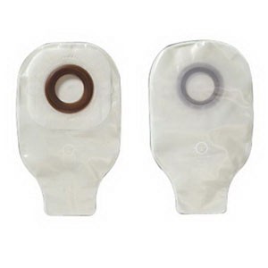 "1-Piece Drainable Pouch with Precut 1-1/2"" Barrier Opening, Pouch Size 2""  with Karaya"