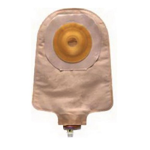 "Premier Convex Flextend Drain Pouch with Belt Tab and Tape Border , Beige Lock n Roll, 1 5/8"" 41mm