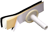 "Uro-Con Texas-Style Male External Catheter with 2"" Tube and Urofoam-2, Large 35 mm"