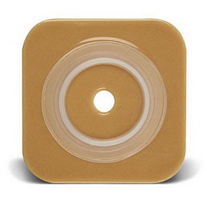 "Sur-Fit Natura Stomahesive Cut-to-Fit Wafer 4"" x 4"", 1 to 3/4"" Flange"