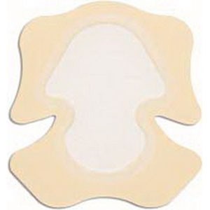"Versiva XC Adhesive Gelling Foam Dressing 8"" x 7"" Heel Shape"