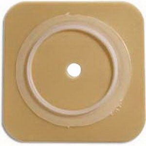 "Sur-Fit Natura Durahesive Cut-to-Fit Skin Barrier 4"" x 4"" without Tape, 1-1/2"" Flange"