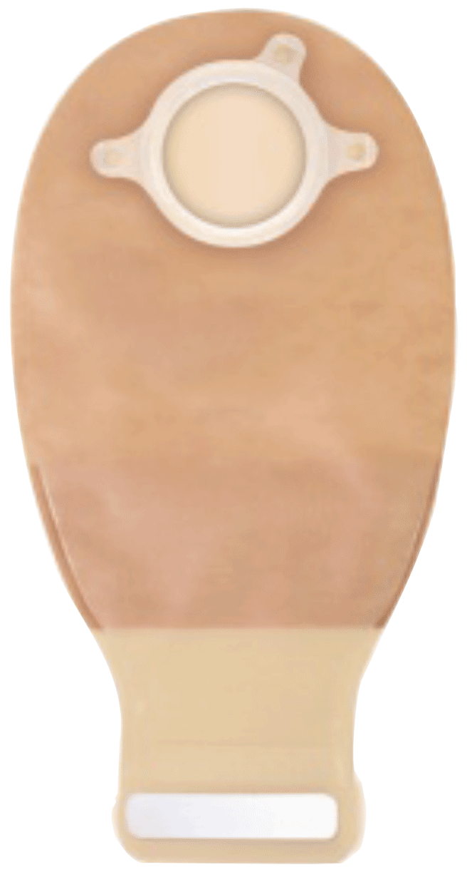 "Natura + Drainable Pouch with""visiClose and filter, Opaque, Standard 38mm, 1 1/2"""