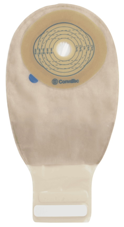 "Esteem + One-Piece Drainable Cut-to-Fit Pouch w/""visiClose, Filter, Modified Stomahesive, 12"" pan