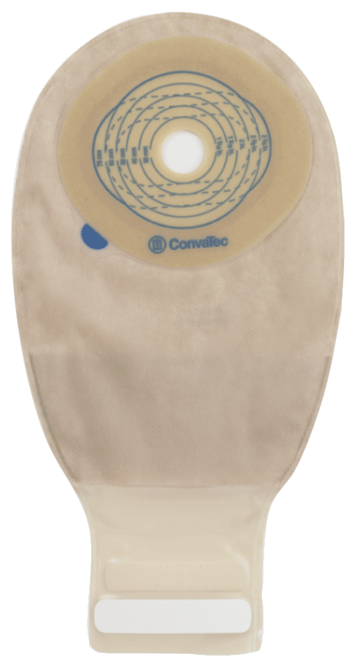 "Esteem + One-Piece Drainable Cut-to-Fit Pouch w/""visiClose, Modified Stomahesive, 12"" panel Trans