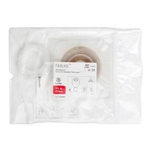 Natura Urostomy Post-Operative Kit 2-1/4" Stomahesive Cut-To-Fit Barrier, Transparent with Accuseal 