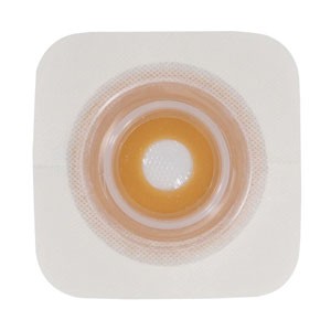 "Natura Moldable Durahesive Skin Barrier Accordion Flange with Hydrocolloid Flexible Collar, Opening
