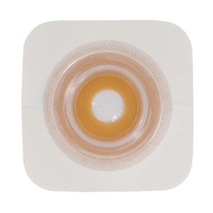 "Natura Moldable Durahesive Skin Barrier Accordion Flange with Hydrocolloid Flexible Collar, Opening