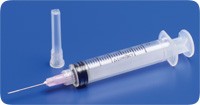 Monoject Rigid Pack Syringe with Hypodermic Needle 21G x 1-1/2", 6 mL (50 count)