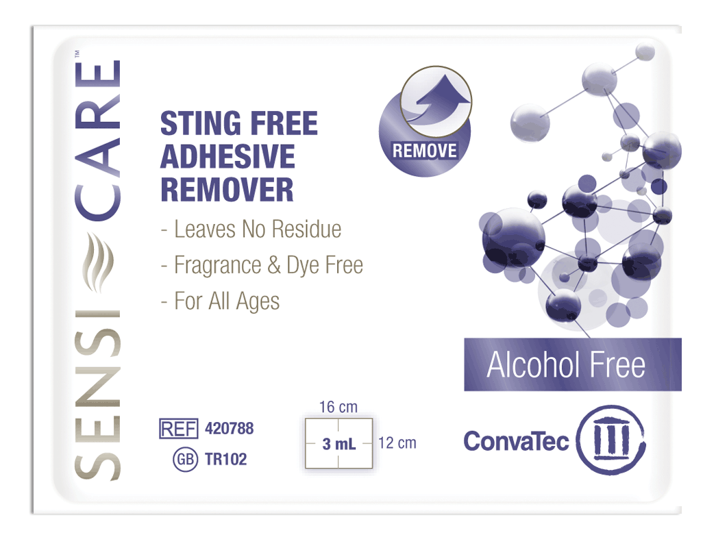 Sensi-Care Sting Free Adhesive Remover Wipe, Fragrance and Dye Free