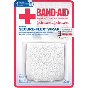 J & J Band-Aid First Aid Securflex Wrap 2" x 2.5 yds