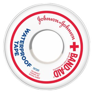 "Johnson & Johnson Waterproof Adhesive Tape 1"" x 10 yds."