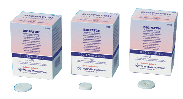 "Biopatch Antimicrobial Dressing 1"" Disk, 4mm"