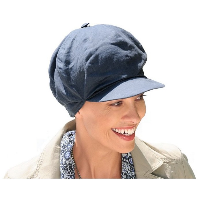 Amoena Petunia Linen Cap, Size 1, Blue Ref# 5CALI01BU