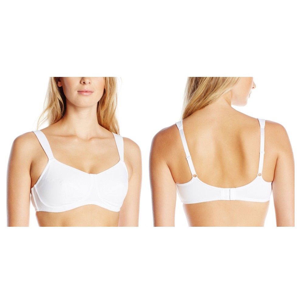 Amoena Silvia Wire-Free Bra, Soft Cup, Size 34D, White Ref# 5299834DWH