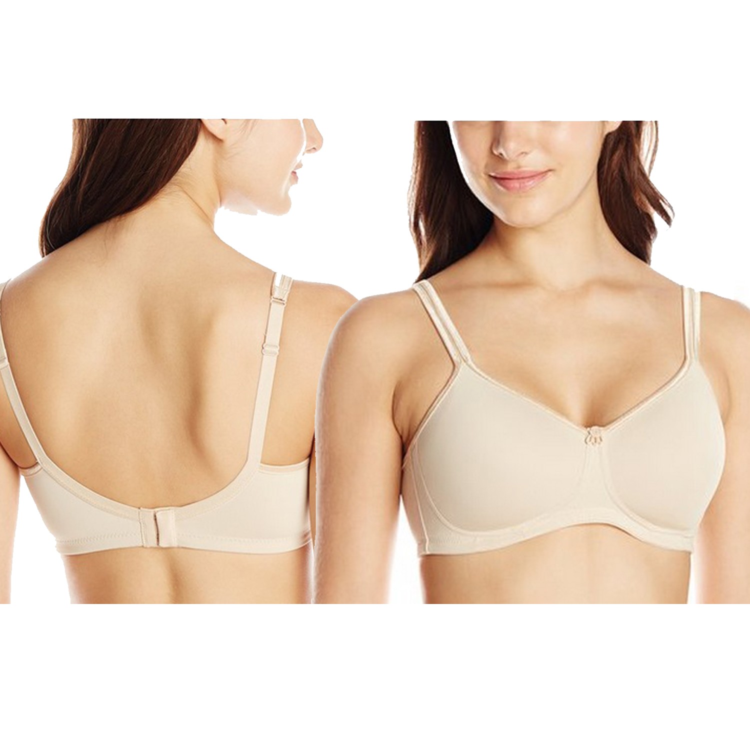 Amoena Mara Wire-Free Bra, Soft Cup, Size 38D, Light Nude Ref# 5115038DNU