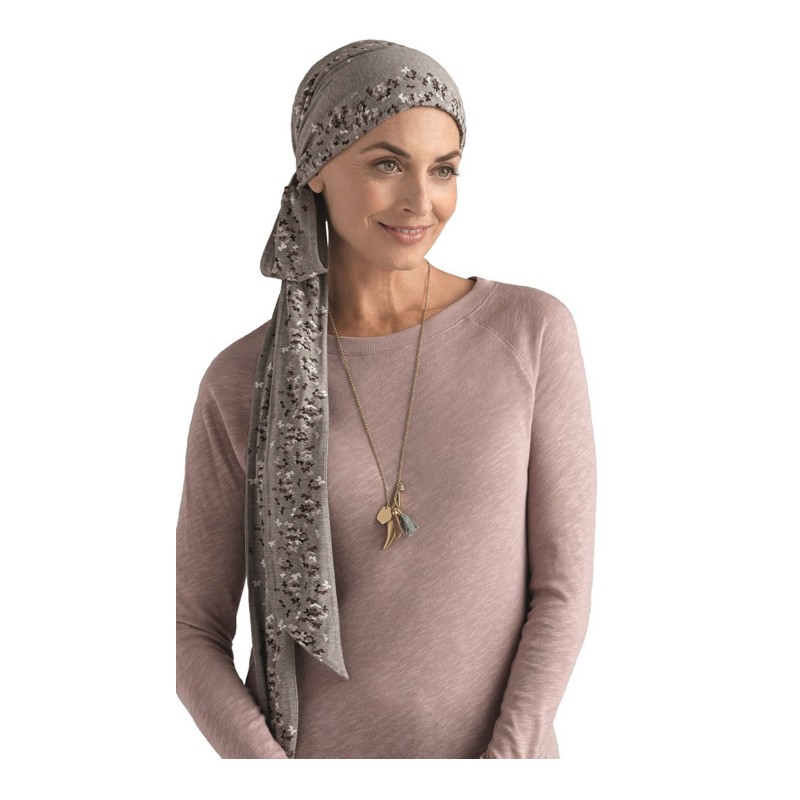 Amoena Windflower Scarf, Gray Melange Ref# 543816